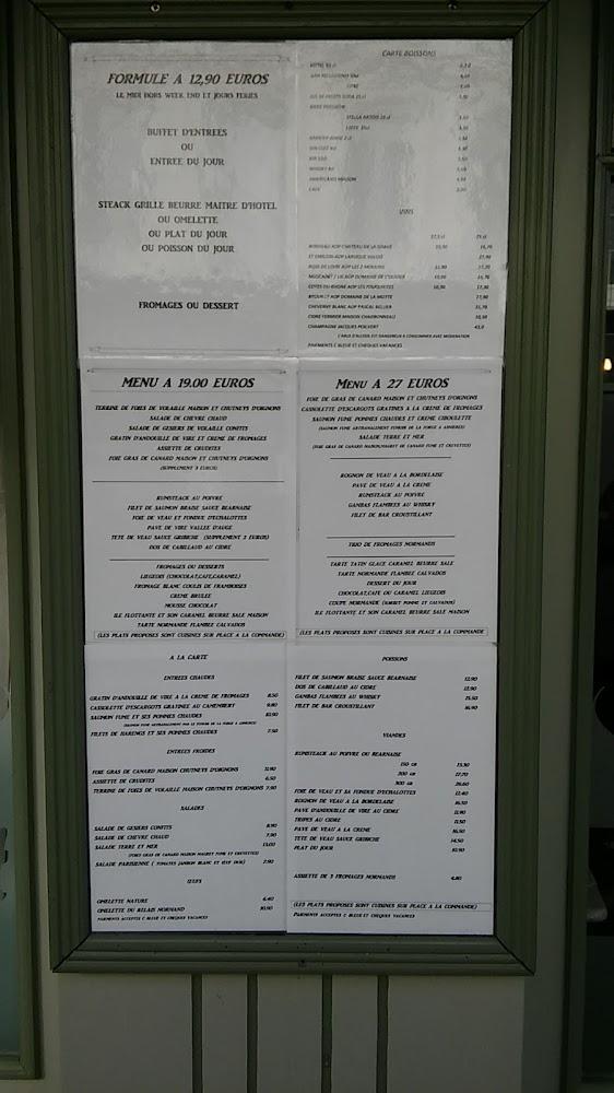 AU RELAIS NORMAND - Menu Image 3